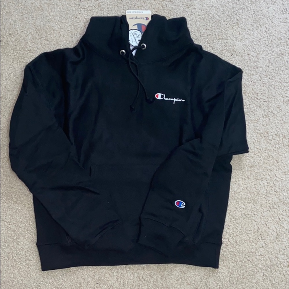 WOMENS CHAMPION REVERSE WEAVE VINTAGE LOGO HOODIE